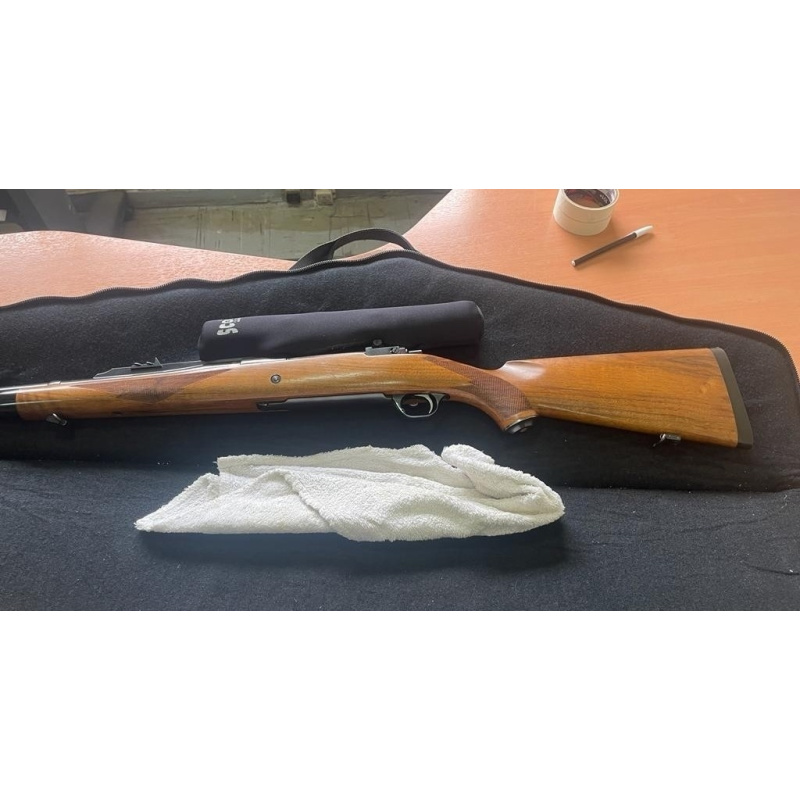 Ruger Safari 375 H&h Magnum Con Mira Schmidt & Bender 1,5-6x42, 30mm, Y Dies