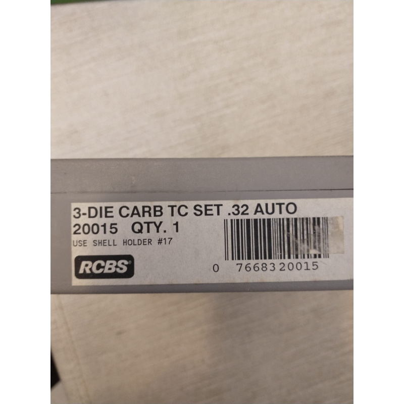 Set De 3 Dies Rcbs ,32 Auto, 32 Acp O 7,65 Browning