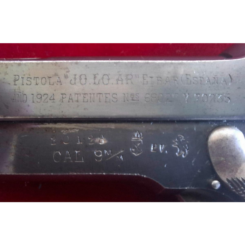 Rara Pistola Jo-lo-ar Cal. .9 Kurtz / .380