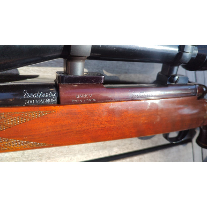 Fusil Weatherby Mark V .300 Plg Weatherby Magnum Mira Hertel 2.5-10x46