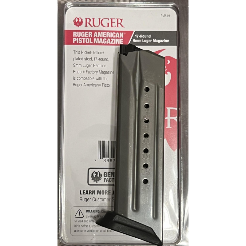 Cargador Ruger American/pc9 17 Tiros 9mm Usd100 Nuevo