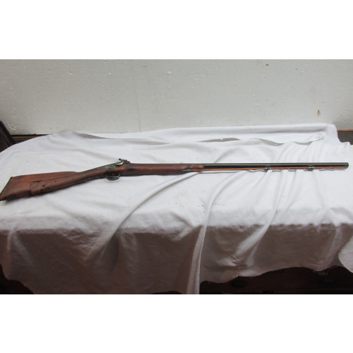 Antiguo Fusil De Caza Belga De Percusión – Lieja "elg" (c. 1850)