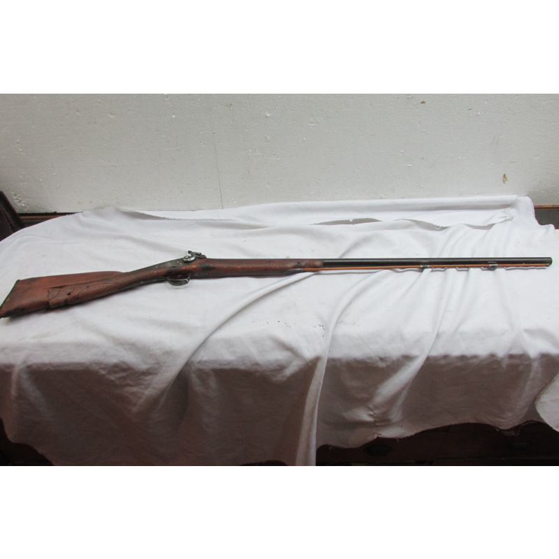 Antiguo Fusil De Caza Belga De Percusión – Lieja "elg" (c. 1850)