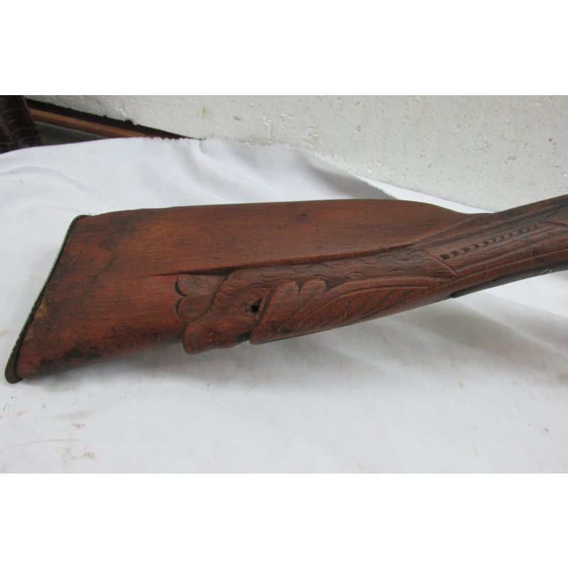 Antiguo Fusil De Caza Belga De Percusión – Lieja "elg" (c. 1850)
