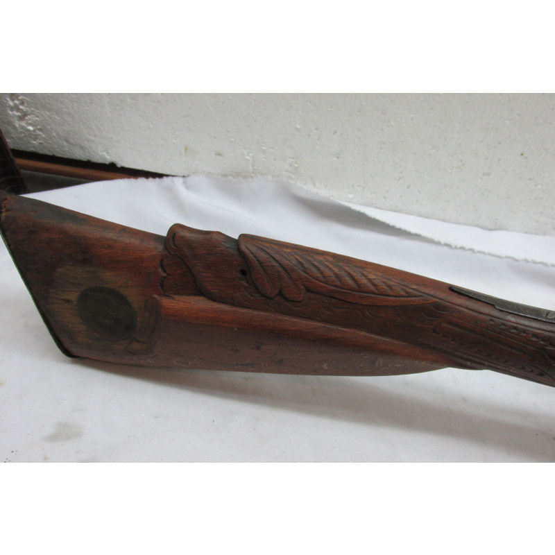 Antiguo Fusil De Caza Belga De Percusión – Lieja "elg" (c. 1850)