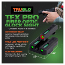 Miras Truglo Tfx Pro Glock Nuevo Usd 200