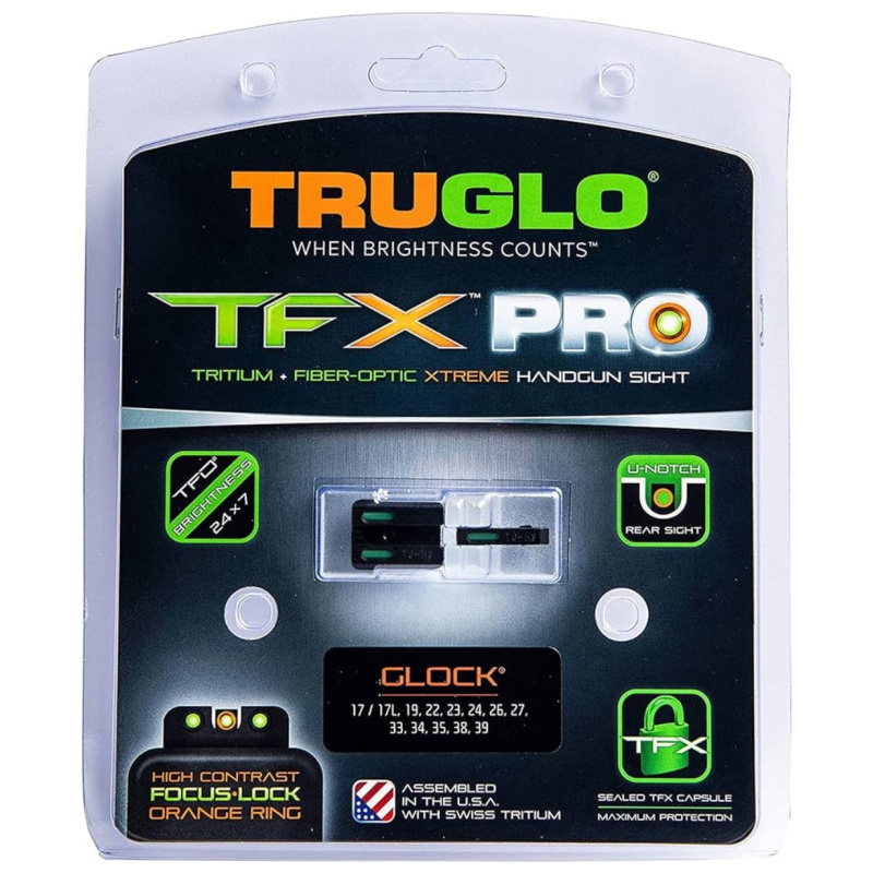 Miras Truglo Tfx Pro Glock Nuevo Usd 200