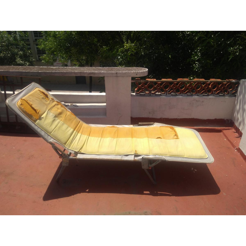 Legitima Reposera Catre Plegable Den-rep Vintage Usada