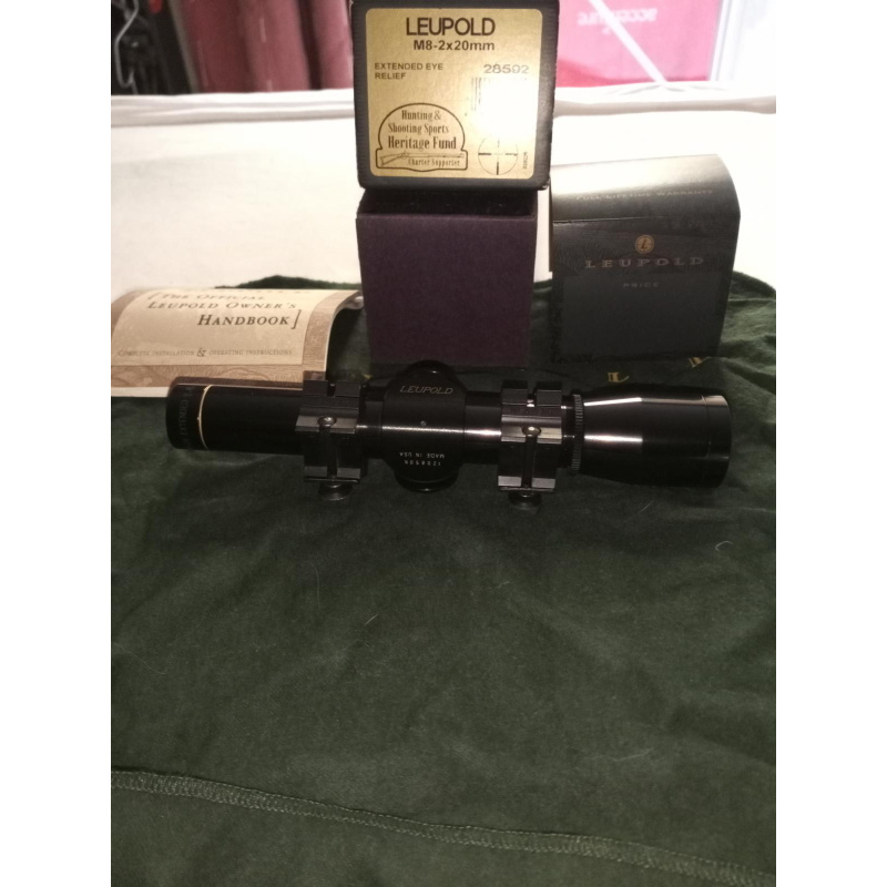Mira Leupold M8-2x20 Mm Nueva Para Arma Corta