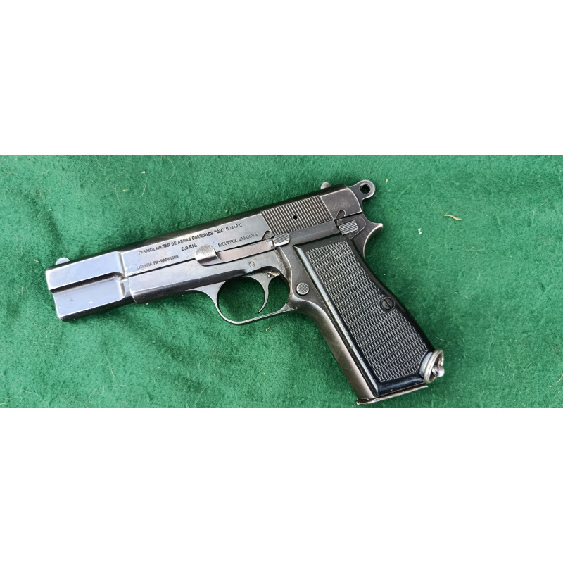 Pistola Fm Browning Rosarina Ex Ejercito Argentino, Cañon Espejo