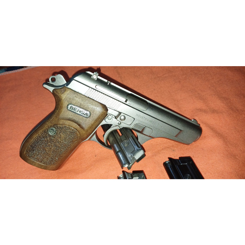 Bersa  Modelo 23 Doble Accion Niquelada De Acero C/sin Uso