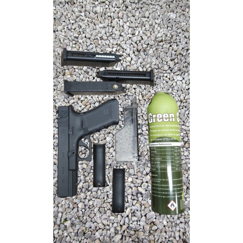 Replica Glock 18 Con Slector De Disparo En Automatica Y Semiauto Calibre 6mm