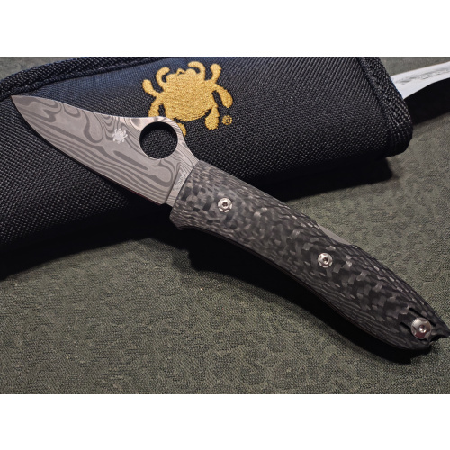 Spyderco Spyopera Damascus