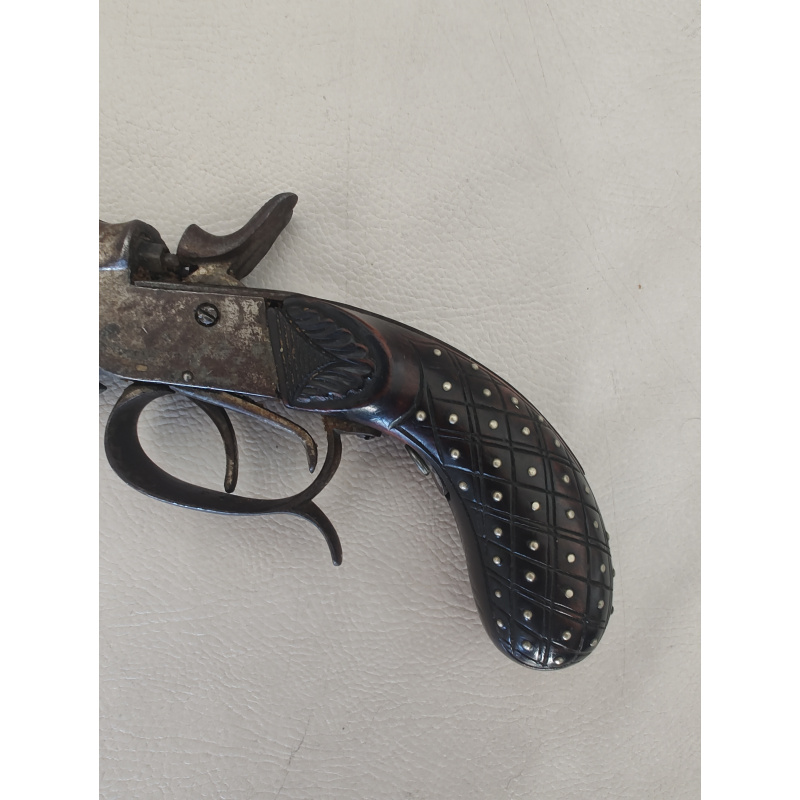 Rara Pistola Belga "garanti" "pistolet Bresilien" C. 1870