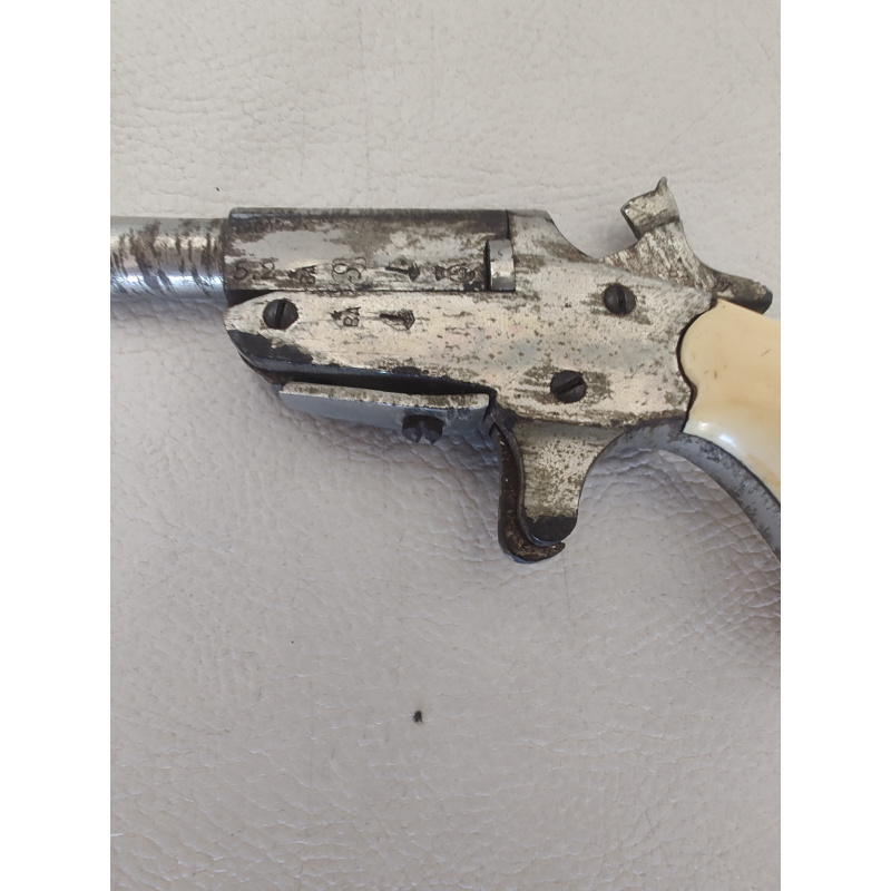 Revolver Tipo Colt Open Top Pocket Antiguo De Coleccion