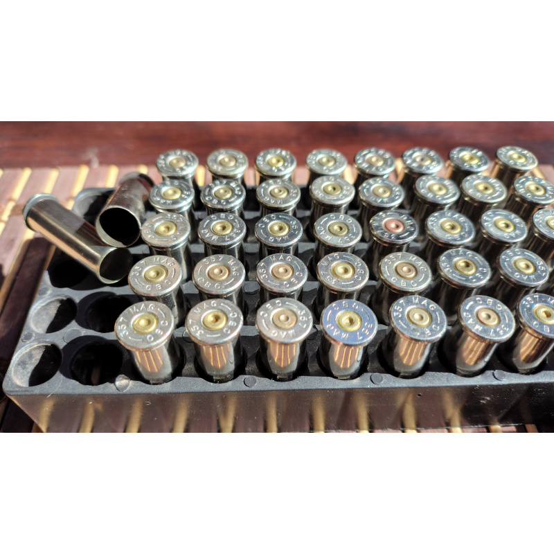 Lote De 100 Vainas .357 Magnum Niqueladas(cbc Magtech) - 2da Tirada