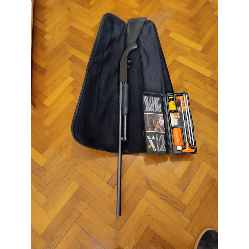 Escopeta Maverick 88 12/70 (5 Tiros) + Manual + Kit De Limpieza + Funda