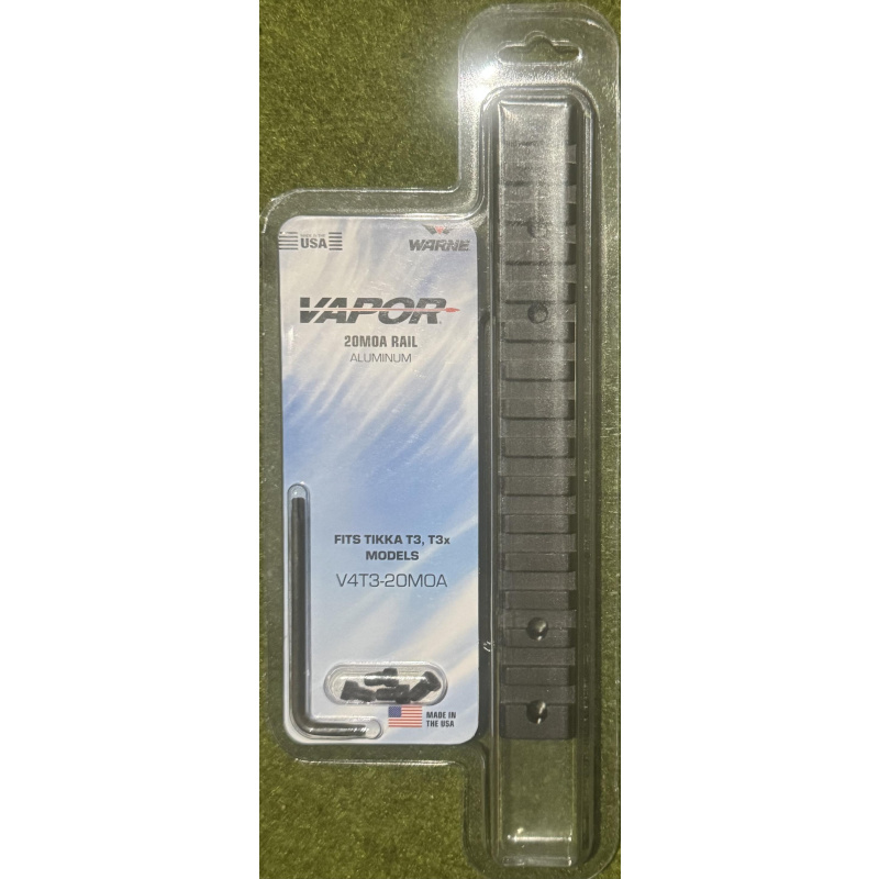 Montaje Warne 20 Moa Aluminio Tikka T3,nuevos Usd 75