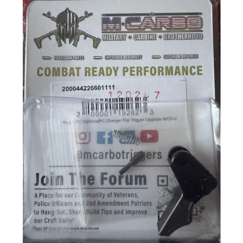 Ruger Gatillo Mcarbo Plano Pc9 / 1022 Usd 100 Nuevo