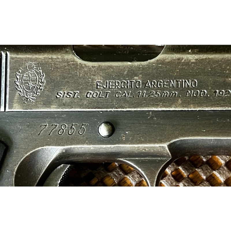 Fm Sistema Colt 1927 Ejército Argentino Original