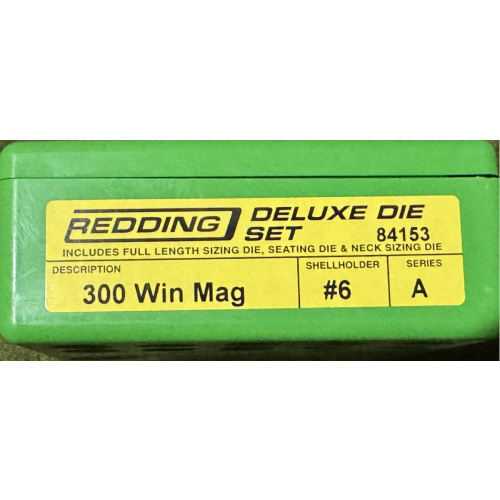 Dies Redding Deluxe .300 Winchester Magnum Nuevos Usd220