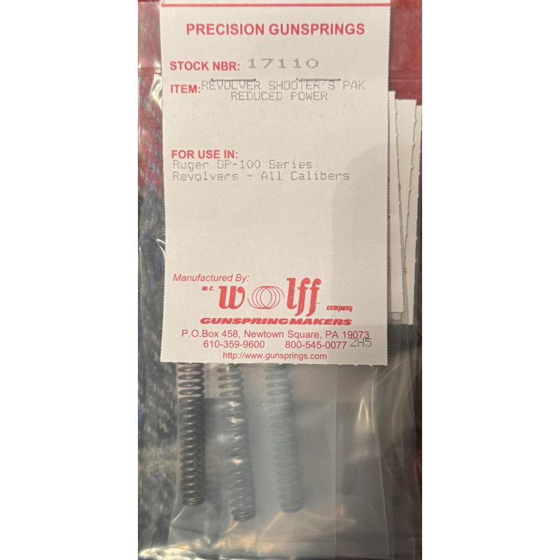 Kit De Resortes Wolff Ruger Gp-100 Super Redhawk Alaskan Usd 35