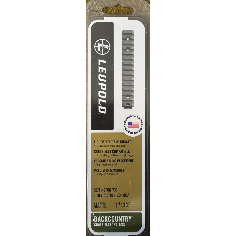 Montaje Leupold La 20 Moa Aluminio Remington 700 Nuevos Usd 95