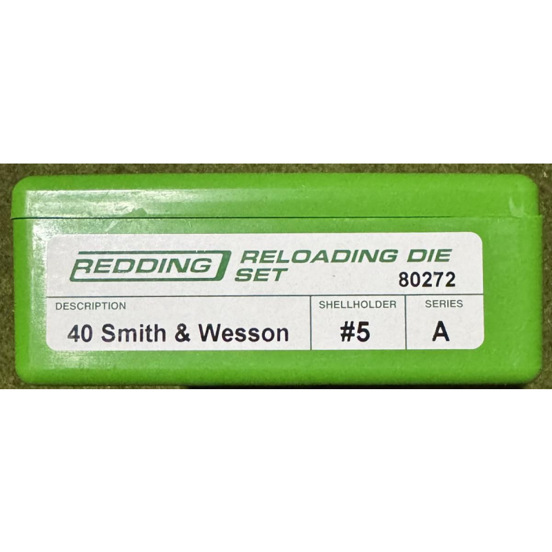Dies Redding .40 S&w Nuevos Usd 150