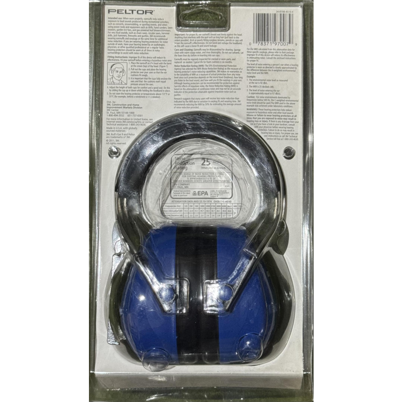 Protector Auditivo Peltor Bulls Eye 9 25 Db Nuevos Usd 40