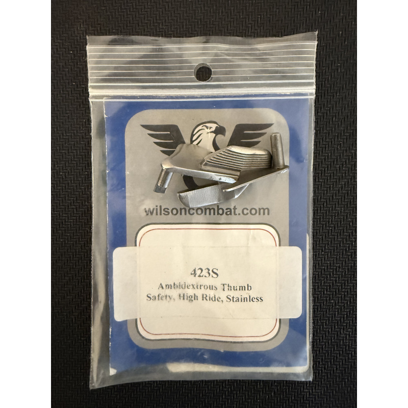 Wilson Combat - Ambidextrous Safety Stainless (#423s)