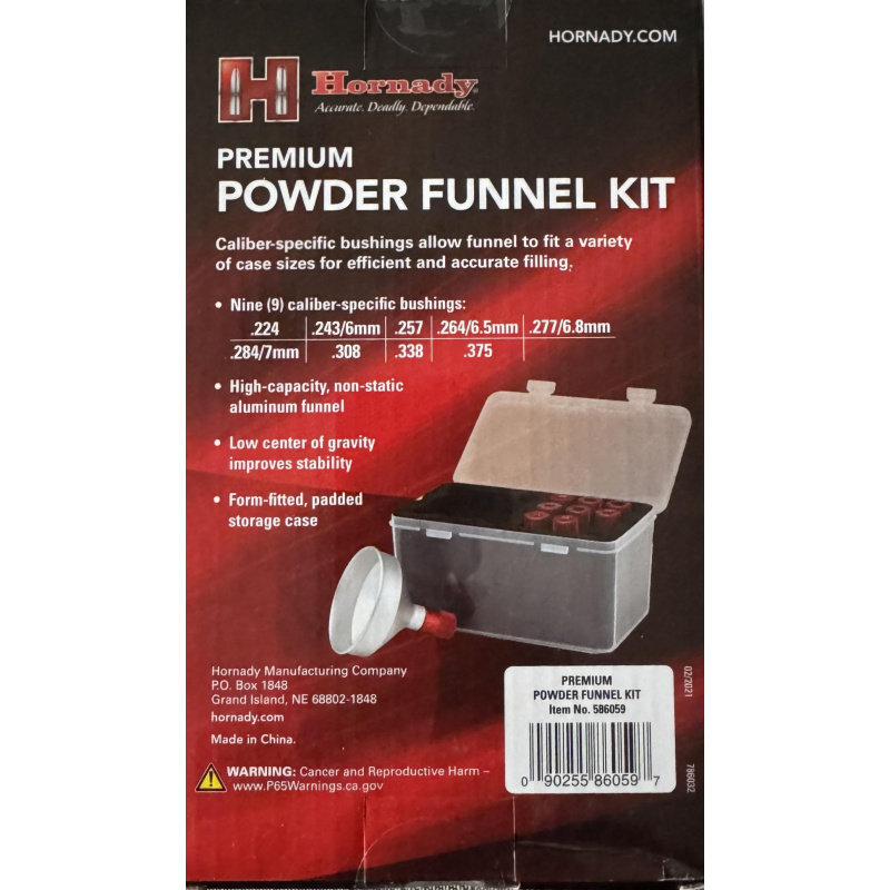 Embudo Hornady De Aluminio Con 9 Boquillas Nuevo Usd 90