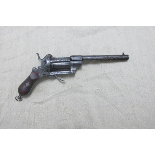 Antiguo Revólver Lefaucheux Calibre 11mm Circa 1860  Raro Sistema!