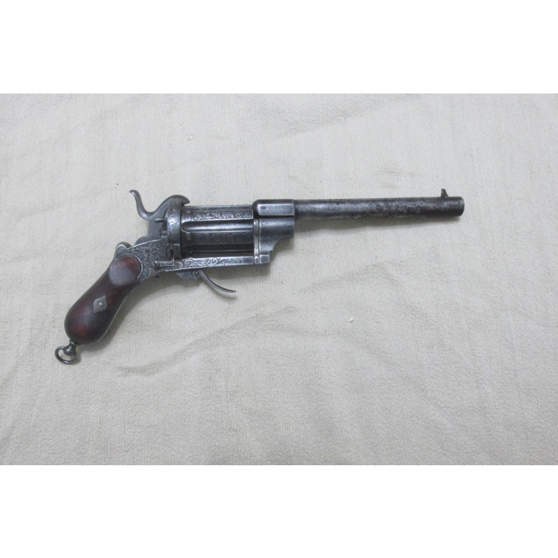 Antiguo Revólver Lefaucheux Calibre 11mm Circa 1860  Raro Sistema!