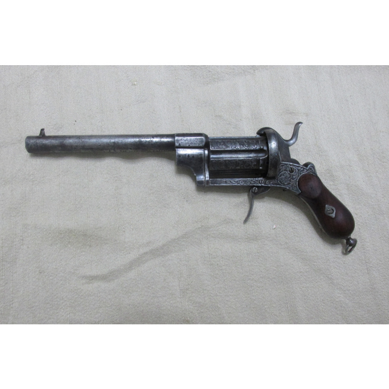 Antiguo Revólver Lefaucheux Calibre 11mm Circa 1860  Raro Sistema!