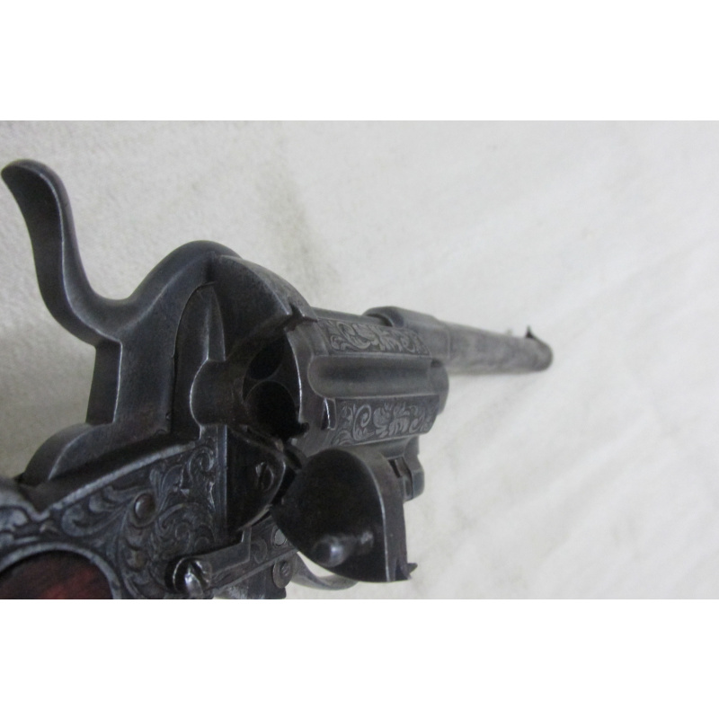 Antiguo Revólver Lefaucheux Calibre 11mm Circa 1860  Raro Sistema!