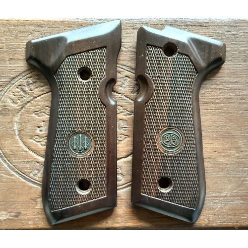 Cachas De Madera Beretta 92 Ss Y Fs Originales