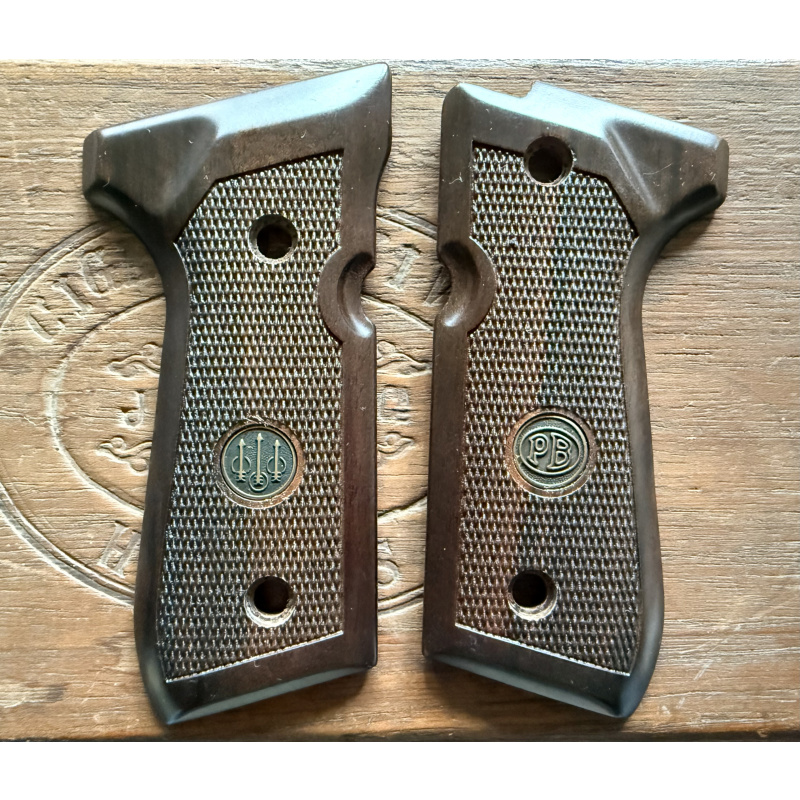Cachas De Madera Beretta 92 Ss Y Fs Originales