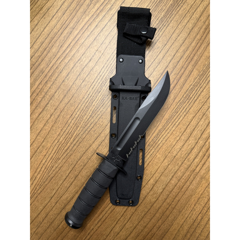 Ka-bar 1213 Full Size – 7" – 1095 Carbon Steel – Made In Usa