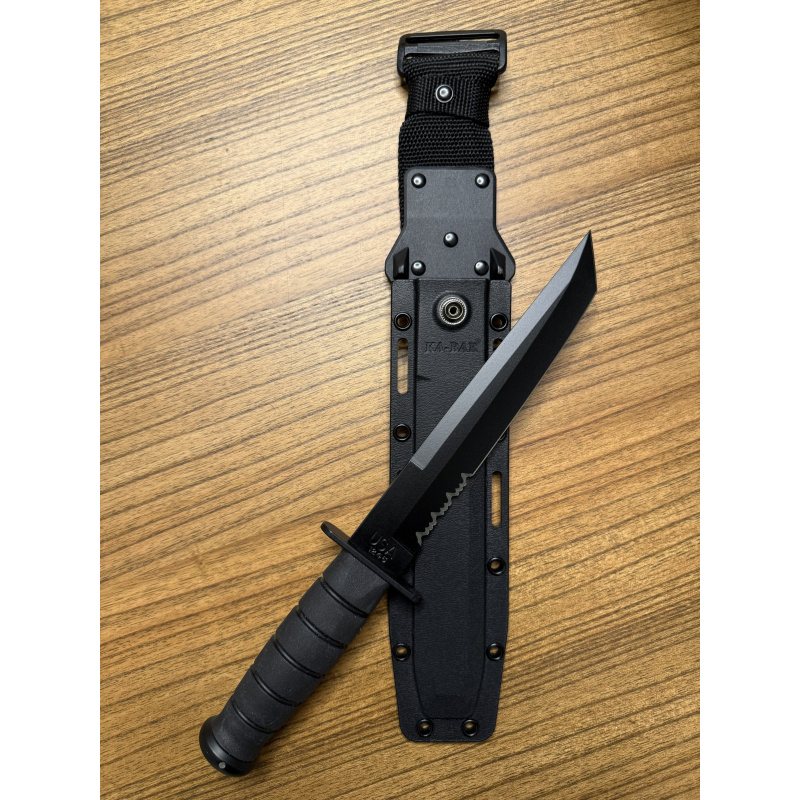 Ka-bar 1245 Tanto – 8" – 1095 Cro-van – Made In Usa