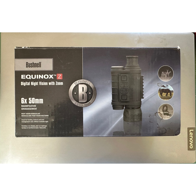 Visor Nocturno Ir Monocular Bushnell 6x50 Night Vision Equinox Z Tv Out Negro