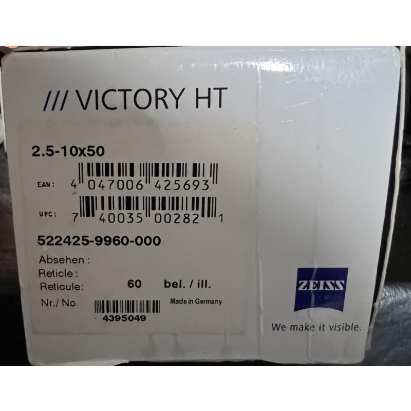Carl Zeiss Ht 2.5-10x50 Retículo Iluminado