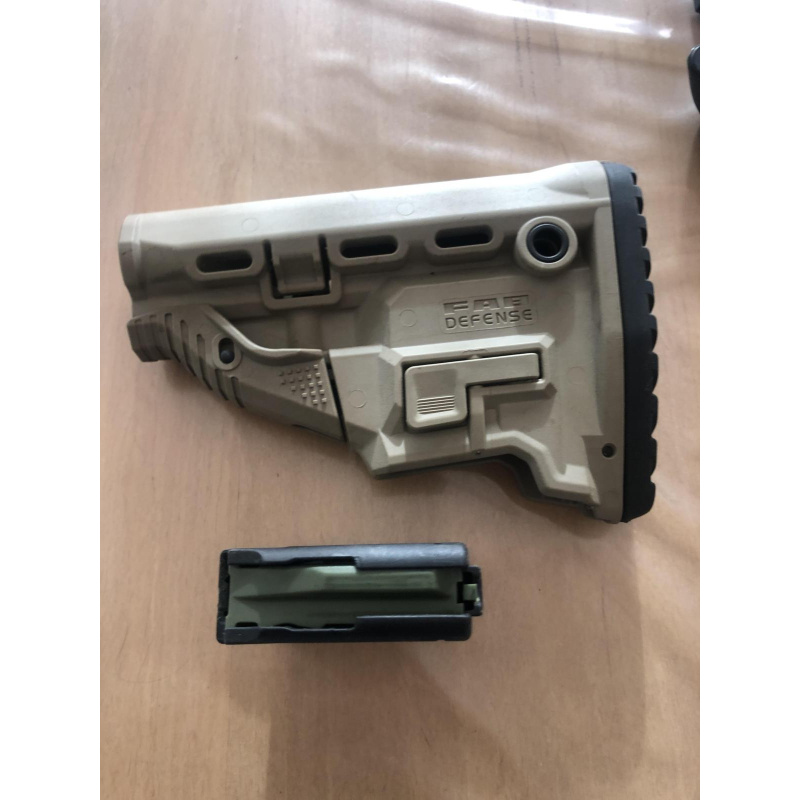 Stock Fab Defense . Para Ar15  Y Clones Con Cargador. De Reserva Cal 223