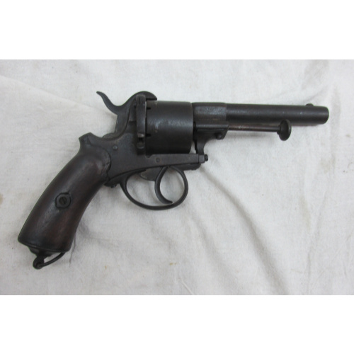 Revólver Antiguo Sistema Lefaucheux 9mm Circa 1860