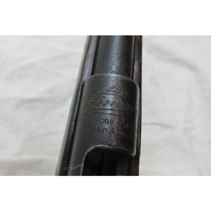 Antigua Carabina Simson & Co. Suhl – Rifle Monotiro Alemán Original