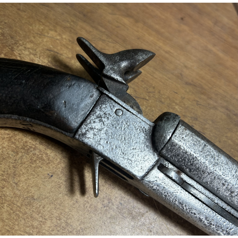 Pistola  Lefaucheux Cal 15mm 2 Caños