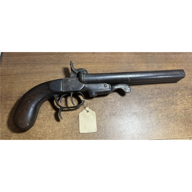 Pistola  Lefaucheux Cal 15mm 2 Caños