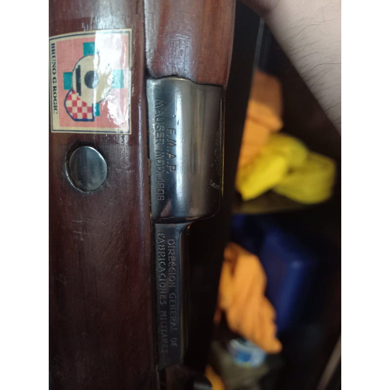 Fusil Mauser Fmap Modelo 1909 De Caballeria 7,65mm