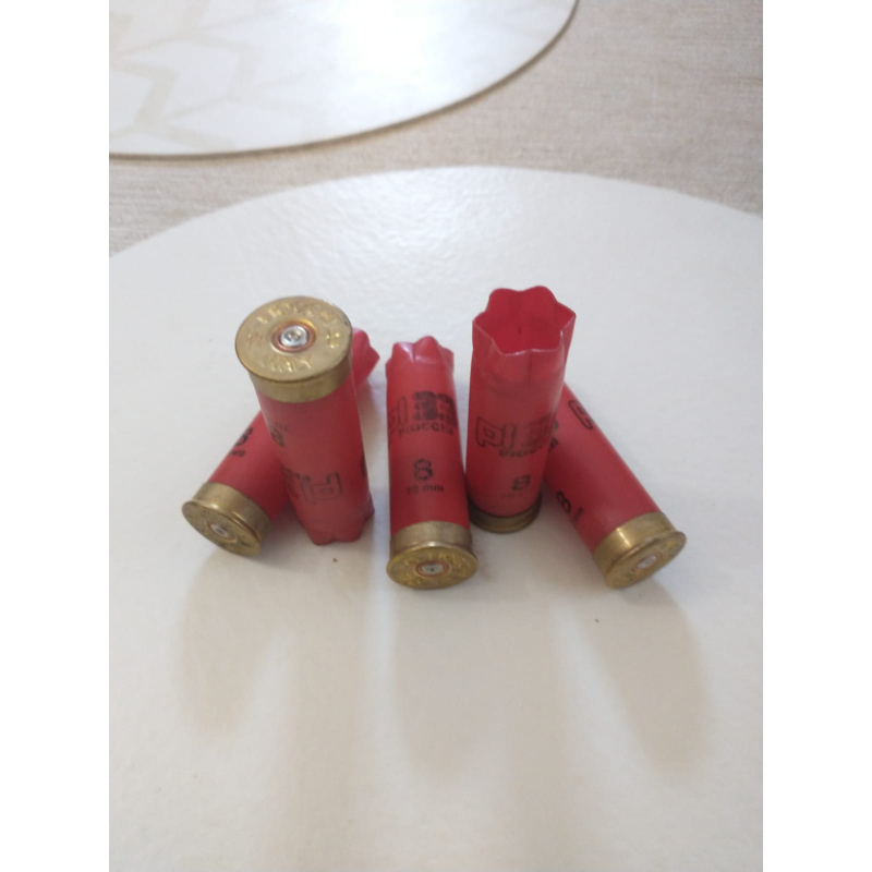 Cartucho Vacios Para Recarga Fiocchi 12 70 N°8 X 25 Unidades. Hacemos Envíos.