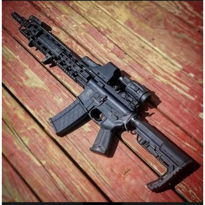 Culata Para Bar 9 Y Ar15 Black Stock Mft