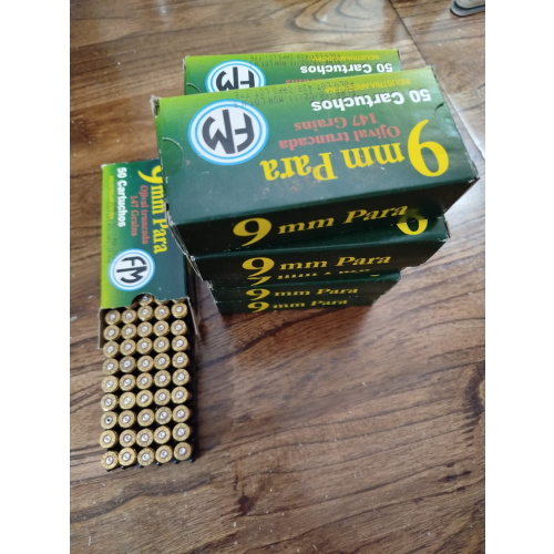 500 Vainas Fm 9 Mm 1º Tirada